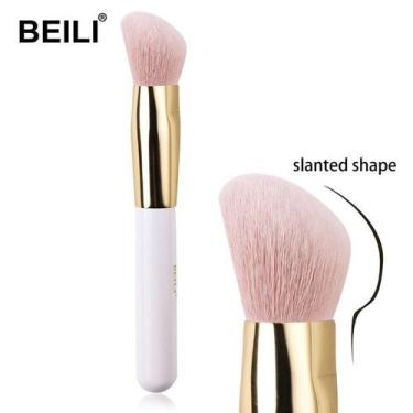 Imagem de Pincél De Maquiagem Facial BEILI Para Base, Contorno, Líquido - ElaSho