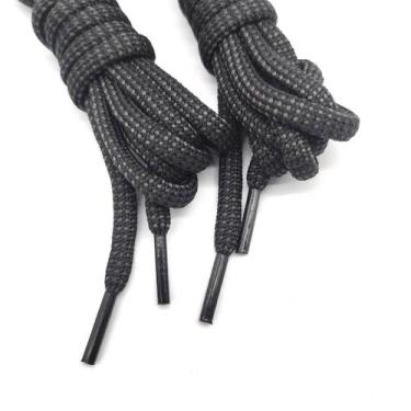 Imagem de Kit 3 Pares Cadarço Redondo Reforçado Para Coturno e Botas - Doce Vinh