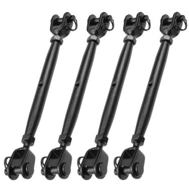 Imagem de Antrader Esticador de mandíbula e mandíbula M6, tensor de fio de aço inoxidável M6, tensor de fio de aço inoxidável M6, tensor de fio de aço inoxidável, preto