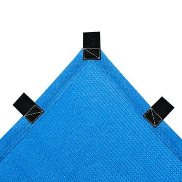 Imagem de Tela Lona Azul Cobertura Pergolado Sombrite 90% 5X5 Bainha/Alças - SOL