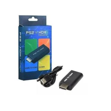 Imagem de Adaptador Conversor PS2 Audio Vídeo Av Para Cabo Hdmi - EMB-UTILIT