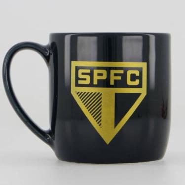Imagem de Caneca São Paulo Porcelana Série Ouro
