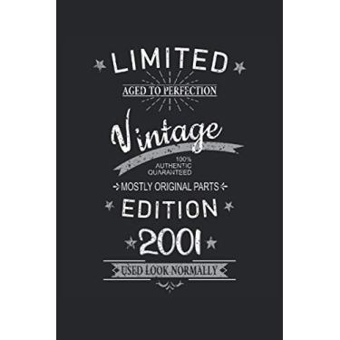 Imagem de 20. Geburtstag Limited 20 Jahre Edition 2001 Graphic Deko Vintage: KALENDER - Lustiges Retro Geburtstags Geschenk, Geschenkidee - A5 (6x9) - 150 ... To-Do Liste, Geburtstag, Jahrgang, Spruc