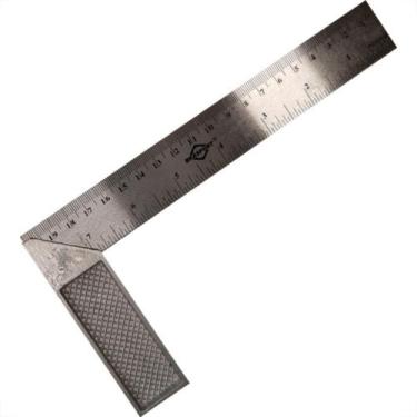 Imagem de Esquadro Brasfort Aluminio 08''- 20Cm - 8555 - BRASFORT / BRAFT