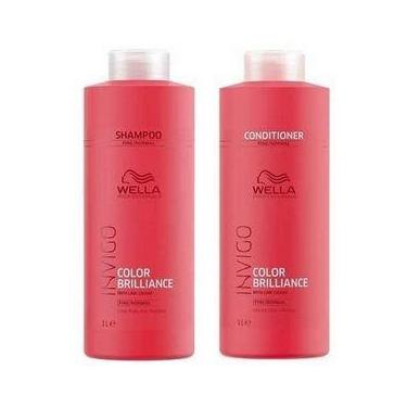 Imagem de Wella Invigo Color Brilliance Shampoo 1l+ Condicionador 1 L