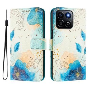 Imagem de Capa carteira para Honor X7C 4G, 3 compartimentos para cartão, 1 compartimento para dinheiro, capa flip de couro PU com padrão fofo, capa com fivela magnética à prova de choque, compatível com sem fio