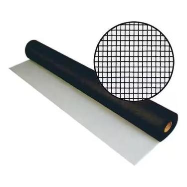 Imagem de Tela Mosquiteira Fibra Vidro Preta x 1,20m (por metro) - Telas MM