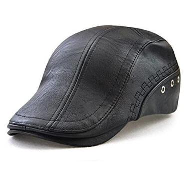 Imagem de Boina Estilosa Italiana Outono Inverno boina de casquette para homens,