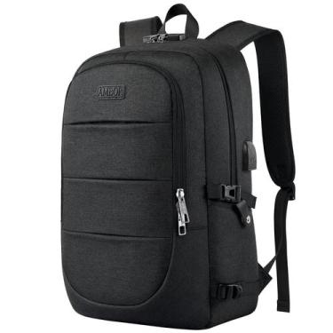 Imagem de Mochila para Notebook AMBOR Travel 15,6"-17,3" com Carregamento USB - 