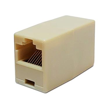 Imagem de Adaptador Emenda Simples para Cabo de Rede (RJ45 x RJ45) Hayom, 8 Vias, 10 unidades - AI1013