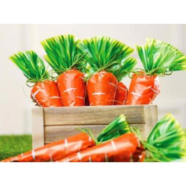 Imagem de Cone Cenourinha recheado Sortidos  6 uni - Doces Dinda