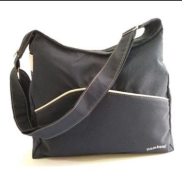 Imagem de Bolsa Transversal Tira-colo Carteiro Grande Feminino - Bambuzal, Preto