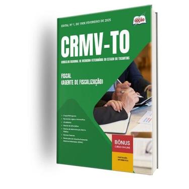 Imagem de Apostila CRMV-TO  - Fiscal (Agente de Fiscalização) - Apostilas Opção