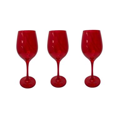 Imagem de Conjunto 3 Taças Vidro Vermelha Vinho Água 490ml Nadir