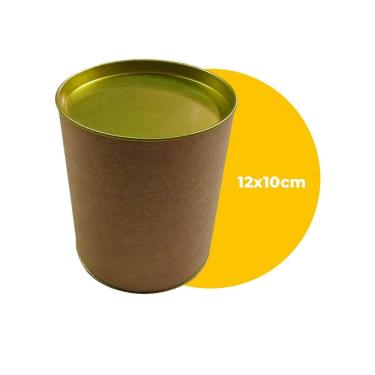 Imagem de Tubo De Papelão Postal 12X10Cm Tubete Canudo Com Tampa 1 Un