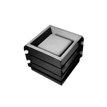 Imagem de Moldes de silicone para vaso de flores de concreto, molde quadrado de 10 cm, moldes de concreto para artesanato faça você mesmo, vasos de flores de bonsai suculentos, recipiente de decoração de mesa