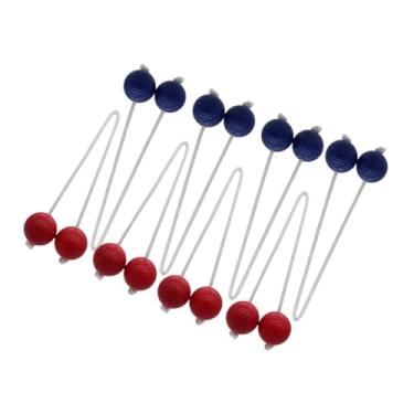 Imagem de Deevoka 8x Ladders Golf Balls Toy Dia 4,2 cm para crianças Família para adultos, Bolas de jogo de jogo de golfe Substituição, Vermelho E Azul