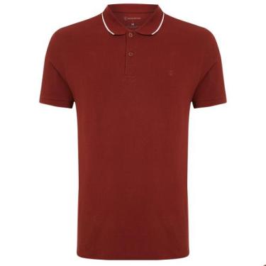 Imagem de Camisa Polo Individual Basic Slim Ou25 Laranja Masculino, G