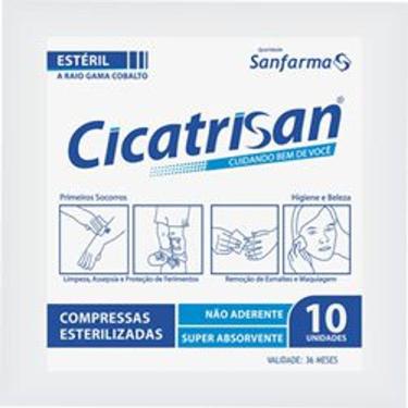 Imagem de Compressa Estéril Não Aderente 7cm x 7cm com 10 unidades