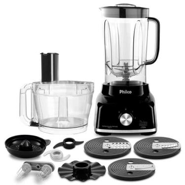 Imagem de Multiprocessador Philco 9 em 1 com Batedeira 1700W Preto, Preto, 110V