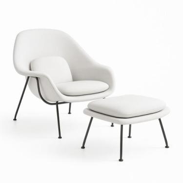 Imagem de Poltrona Womb Chair Branca - Linn Design Decor