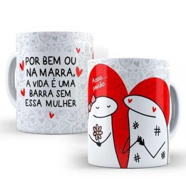 Imagem de Caneca Dia dos Namorados  Casal Personalizada Flork Engraçada - loja d