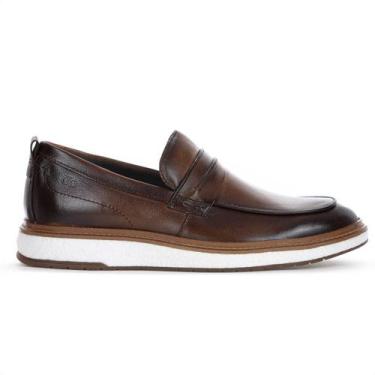 Imagem de Sapato Democrata Metropolitan Clark Pulse Slip On Marrom - Masculino, 