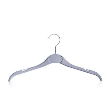 Imagem de Cabide Blusa Adulto 43,2 cm kit Ioplast, Prata, 350 peças