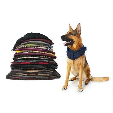 Imagem de Pacote com 5 lenços da melhor marca - Acessório de lenços e envoltórios modernos para cães pequenos e grandes - Pacote com 5 estampas variadas variam por pacote