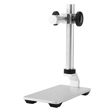 Imagem de Suporte de endoscópio digital de 12 mm, suporte de base de microscópio digital, suporte de microscópio USB, suporte de câmera de microscópio, lupa portátil, suporte de metal, foco manual