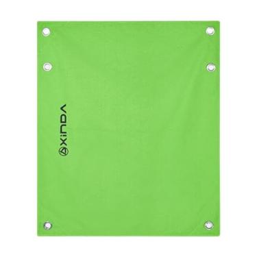 Imagem de kowaku Protetor de corda de escalada, capa protetora de corda, equipamento versátil, tapete protetor de borda de escalada para rapel, 69cm X 83cm
