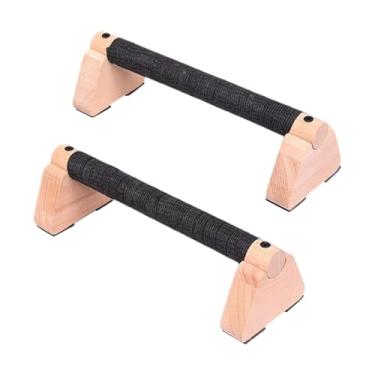 Imagem de Colaxi 2 peças Barra de flexão Suporte de flexão Suporte de mão Treinamento de força Alças de Barra paralela para treino em casa, 25cm