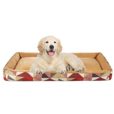 Imagem de Cama Pet Extra Grande Tamanho XG Cama Para Cachorro Gigante Lavável + Osso Mordedor Anti-stress