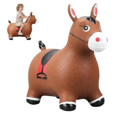 Imagem de Cavalinho Upa Upa Brinquedo Pula Pula Musical Pocotó Premium - KIDSBEH