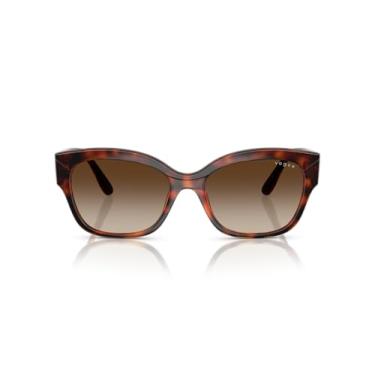Imagem de Óculos de Sol Vogue Eyewear 0VO5638SU W65613 Tam 55 / Havana Marrom - Lentes Marrom Gradiente