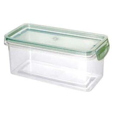 Imagem de Pote Hermético Empilhável para Alimentos, Tampa com Travas Laterais, 3 Tamanhos: 890ml, 1,9L e 3L, Próprio para Freezer e Microondas (890ml)