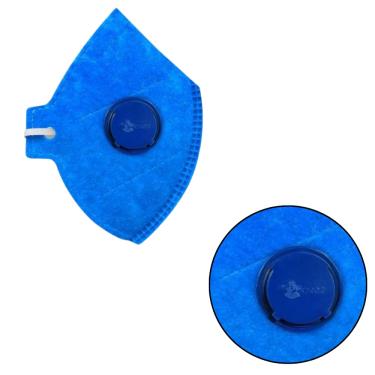 Imagem de Kit Máscara Descartável com Válvula Respirador Triplo - ECOAR