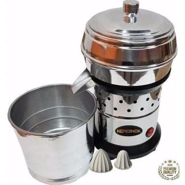 Imagem de Extrator Suco Laranja Inox Grande Profissional Copo 3 Litros