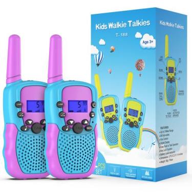 Imagem de Walkie Talkies Sieve para crianças de 3 a 14 anos 2 canais - Selieve