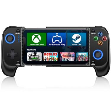 Imagem de Controle de telefone sem fio para iPhone/Android sem Deadzone, controle de jogos para celular suporta Xbox Game Pass, PlayStation, Steam Link, Call of Duty, Roblox, Minecraft, Cloud Gamepad para iOS