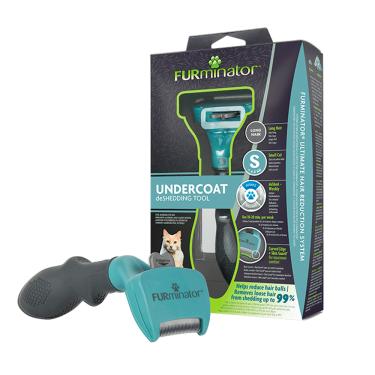 Imagem de Escova Furminator Para Gatos Pequeno Pelo Longo