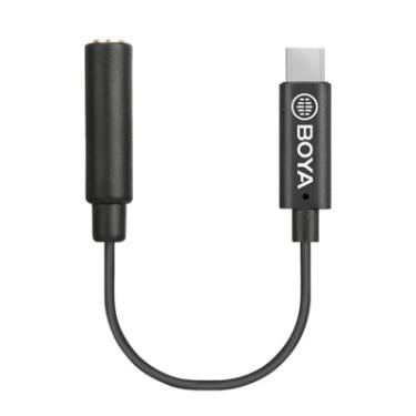 Imagem de Cabo Adaptador Áudio Boya By-k4 Usbc P/3.5mm Fêmea Preto