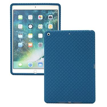 Imagem de Veamor Capa de silicone de 10,2 polegadas, 9ª/8ª/7ª geração, proteção de borracha antiderrapante, amortecedor macio para Apple iPad 9 (2021)/8 (2020)/7 (2019), adequado para crianças/leve/à prova de