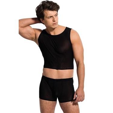 Imagem de XSPICE Lingerie masculina fantasias de Halloween para homens, roupas íntimas de cosplay, Preto 5, Small/Medium