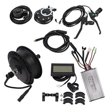 Imagem de Kit de Conversão de Bicicleta Elétrica Com Motor de Acionamento Frontal 48V 500W Com Tela LCD3 Ideal para Bicicleta Elétrica DIY, Scooter, Mountain Bike, (Para raios de aro de