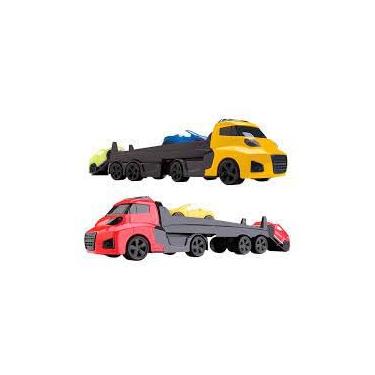 Imagem de Caminhão Cegonha cor sortido Com 2 Carrinhos