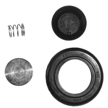 Imagem de ACDelco Kit de reparo profissional de cilindro de roda de freio de tambor dianteiro 18G57 com mola, bota e tampas