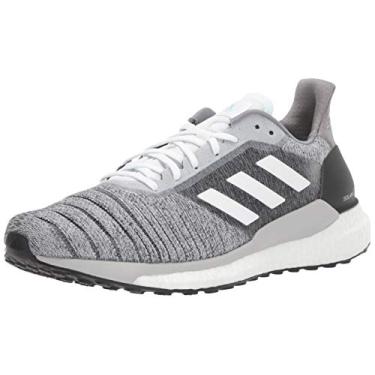 Imagem de adidas Tênis de corrida feminino Solar Glide 19 W, Branco/Verde claro, 10.5