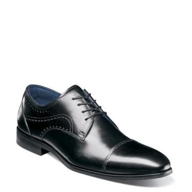 Imagem de STACY ADAMS Sapato Oxford masculino Bryant, Preto, 9.5 Wide