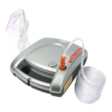 Imagem de Nebulizador NEBCOM5 Prata Metálico – Ideal para Uso Doméstico